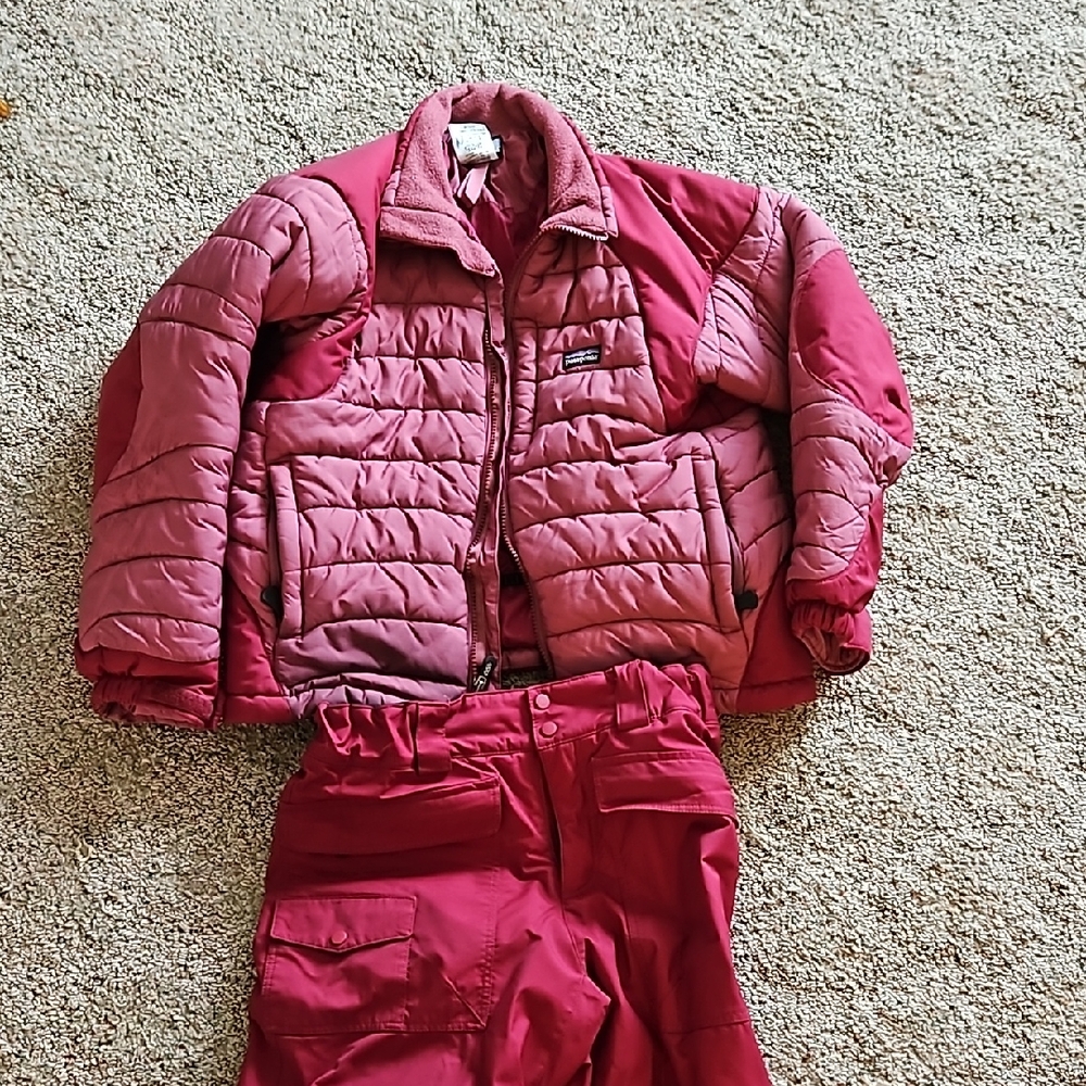 Patagonia Kids Matching Set in Red